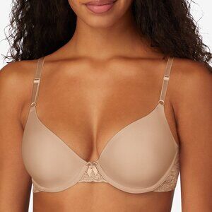 Maidenform Women's Demi Underwire Lace Bra DM7900 - Almond